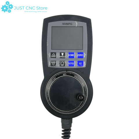 NVMPG CNC 6 Axis MPG Manual Pulse Generator with Handwheel & LCD Mach3 (Only use our company, V2 version NVUM, NVEM ► Photo 1/6