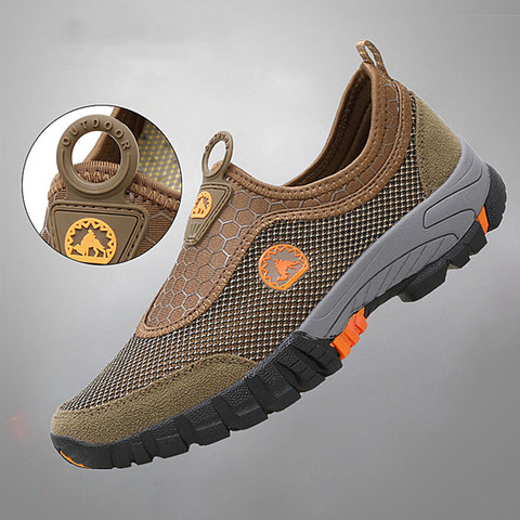 Men's Hiking Shoes Outdoor Sports Couple Mesh Comfortable Breathable Sport Mountaineer Sandals Trekking Shoes ► Photo 1/6