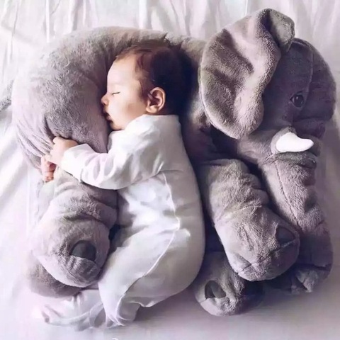 40cm/60cm elephant Height Large Plush Doll Toy Kids Sleeping Back Cushion Cute Stuffed pillow Baby Accompany Doll Xmas Gift ► Photo 1/6