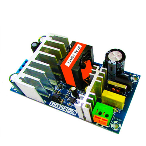 AC 110-245V to DC 12V8A 5V1A 100W switching power supply module AC-DC Dual output ► Photo 1/3