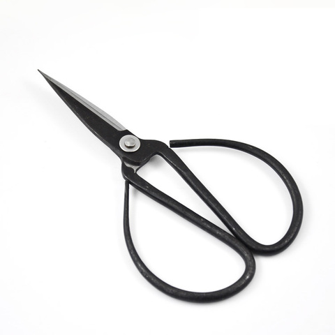 wangwuquan 107mm full carbon forged steel household scissors China traditional bonsai scissor ► Photo 1/3