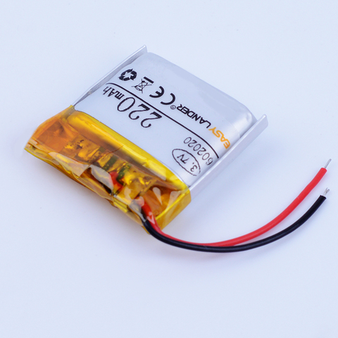 602022 3.7V 220mAh Rechargeable Li-Polymer Li-ion Battery For MP3 MP4 MP5 GPS DVR Bluetooth Speaker toys Camera 062022 552022 ► Photo 1/3