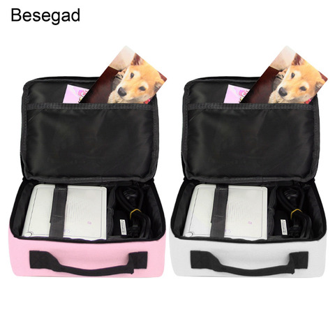 Besegad Carry Storage Protector Bag Protection Handbag Case for Canon Selphy CP1200 CP910 HITI Prinhome P310W Photo Printer ► Photo 1/6