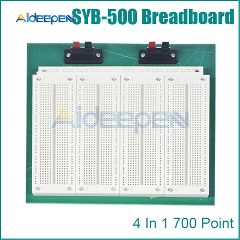 SYB-500 4 In 1 Breadboard 700 Position Point Tiepoint  PCB Solderless Bread Board Breadboard ► Photo 1/4