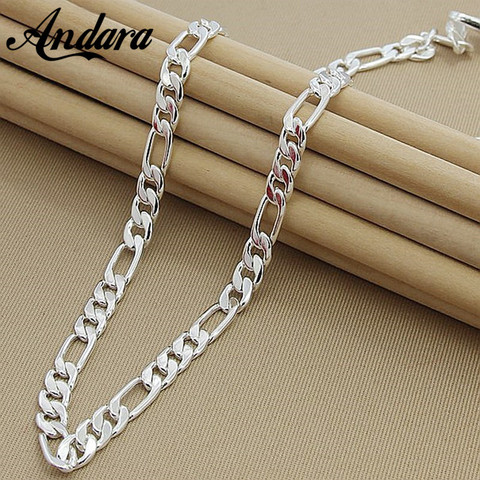 High Quality Silver Plated Fashion Cute Nice Men Chain Bracelet Jewelry Hot