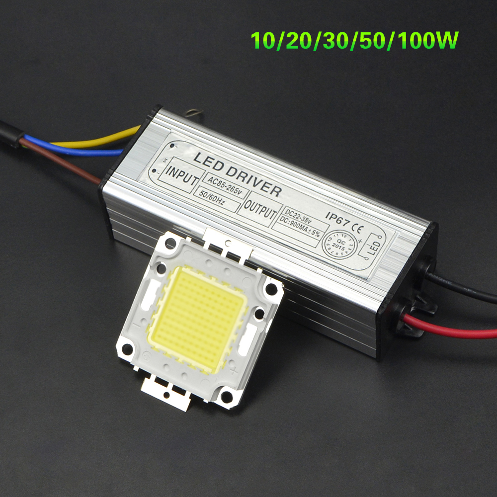 LED Chip Power Supply  Driver 50W 100W 50W 30W 20W 10W Transformer COB Foodlight 