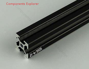 Arbitrary Cutting 1000mm 2022 Black Aluminum Extrusion Profile,Black Color. ► Photo 1/1