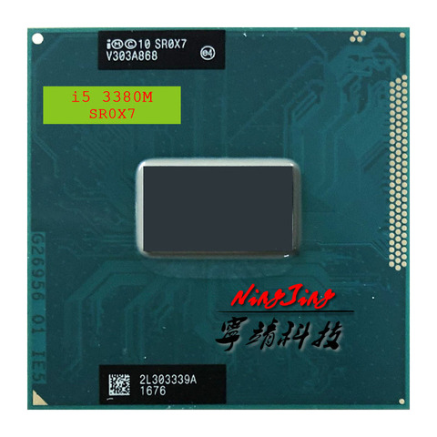 Intel Core i5-3380M i5 3380M SR0X7 2.9 GHz Dual-Core Quad-Thread CPU Processor 3M 35W Socket G2 / rPGA988B ► Photo 1/1