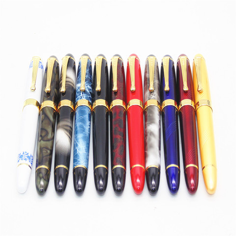 JINHAO X450 Beautiful 15 colors Business Medium Nib fountain Pens New office Business school writing pen ► Photo 1/6