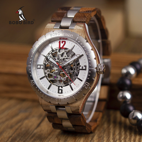 BOBO BIRD Mechanical Watches Men Waterproof Automatic Watches Top Brand Luxury Wristwatches orologi uomo automatico ► Photo 1/6