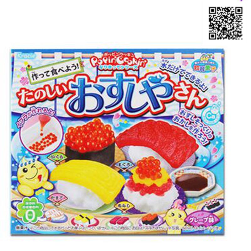 DIY Kracie Popin Cook candy dough Toys.Sushi Pizza happy kitchen Japanese  food candy snacks making kit rame d11 - AliExpress