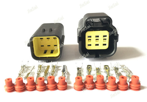 6 Pin 174262-2 174264-2 /174265-7 Waterproof Female Male Automotive Accelerator Pedal Sensor Connector For Hyundai Denso ► Photo 1/1