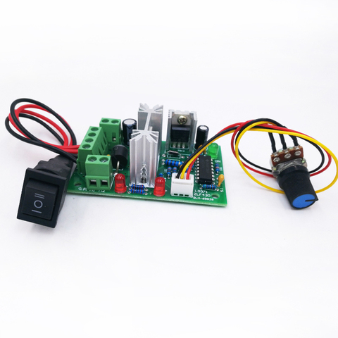 10V 12V 24V 36V PWM DC controller with Positive inversion switch 150W PWM DC controller for DC motor speed controller ► Photo 1/5