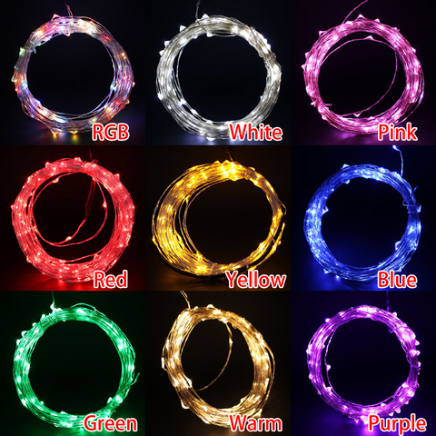 10M 100LED String Light USB 5v Waterproof LED Copper Fairy Lights Holiday Outdoor Lamp for Christmas Party Wedding Decoration ► Photo 1/6