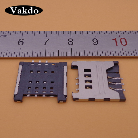 2pcs/lot Original New SIM card reader holder Connector for samsung I9000 S5360 I9220 N7000 i699 3520 S6358 SIM Card Slot Tray ► Photo 1/3