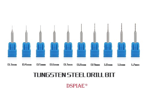 DSPIAE TUNGSTEN STEEL DRILL BIT 0.3~1.2mm ► Photo 1/2