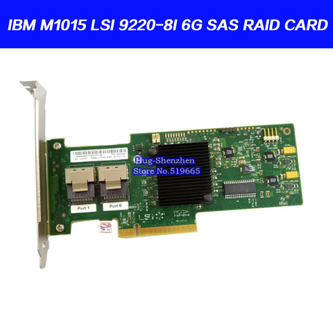 High Quality for IBM M1015 SAS2 SATA3 6G PCI-e RAID Controller Card for 46M0861 LSI 9220-8i  raid0 1 6T 8T ► Photo 1/4