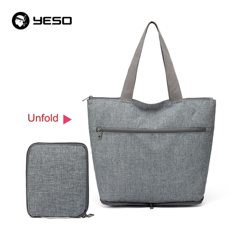 YESO New Multifunction Tote Bag Fashion Casual Beach Bag Oxford Men Tote 2022 Large Capacity Portable 3 Color Tote Bag For Women ► Photo 1/1