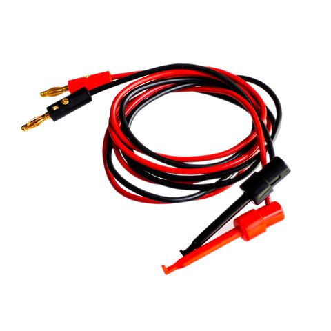 Hot Multimeter Dual Test Hook Clip to Male Banana Plug Cable 4ft 4 in 1 ► Photo 1/1