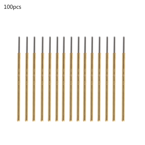 Wholesale 100Pcs/Lot P50-J1 Dia 0.68mm Length 16mm Spring Contact Probe Round Head Pin for PCB Testing Spring Test Probe Pins ► Photo 1/6
