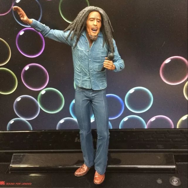 Bob Marley Figure Music Legends Jamaica Singer PVC Action Figure Model Toy 17cm 