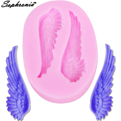 Angel Wings 1pcs UV Resin Silicone Mold for Crystal Epoxy Pendant Trinkets,Pendants,Necklaces,Gem Decorate Art Make m755 ► Photo 1/6