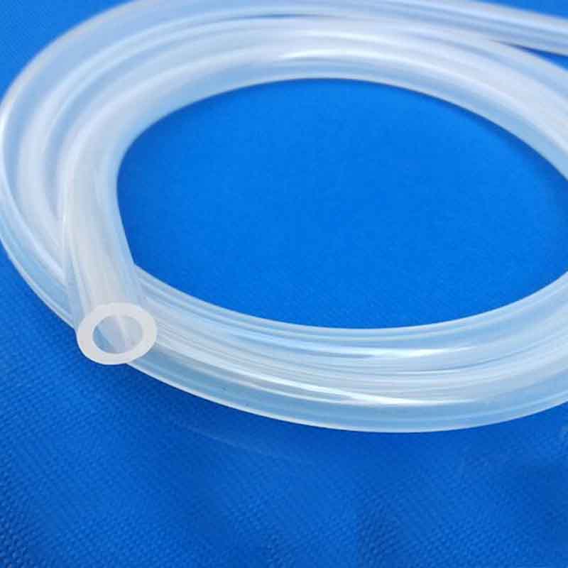 Transparent Soft Silicone Rubber Tube Hose Pipe 8mm x 10mm sold by the meter 