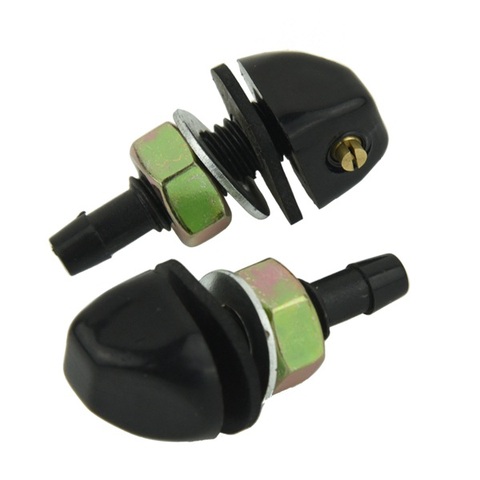 2 pcs Black Plastic Car Front Window Windshield Washer Spray Nozzle For BMW Pair ► Photo 1/6