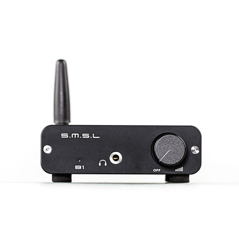 SMSL B1 HiFi Stereo Audio Bluetooth DAC Receiver NFC Optical Coaxial DAC Digital Audio Decoder 24 Hours Playing Time Black ► Photo 1/4