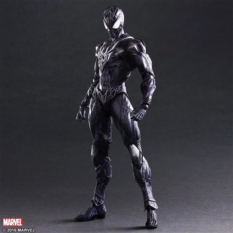 PLAY ARTS 27cm Black Spider Man Darkness Spiderman Action Figure Model Toys ► Photo 1/4