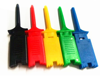 10pcs Test Hooks Clips for Logic Analyzers Logic Test Clip 5 Colors: Red Black Yellow Green Blue  ► Photo 1/1