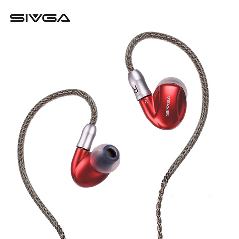 SIVGA SM002 HiFi Monitors Dj Metal Multi Driver Sport Earphone Balanced Dynamic Driver In Ear Earpiece ► Photo 1/6