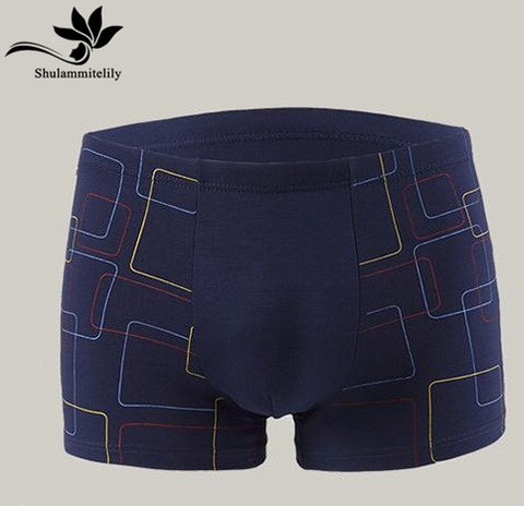 4pcs/lot Top Quality Boxers Modal Underwear Male Box Plus Big Size 4XL/5XL/6XL/7XL Boxer Shorts Men's panties bamboo fiber ► Photo 1/6