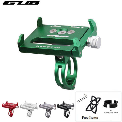 GUB G-85 Bicycle Handlebar Phone Holder Cycling Universal Phone GPS Support Motorcycle 3.5 to 6.2 Inches Smartphone Bracket ► Photo 1/6