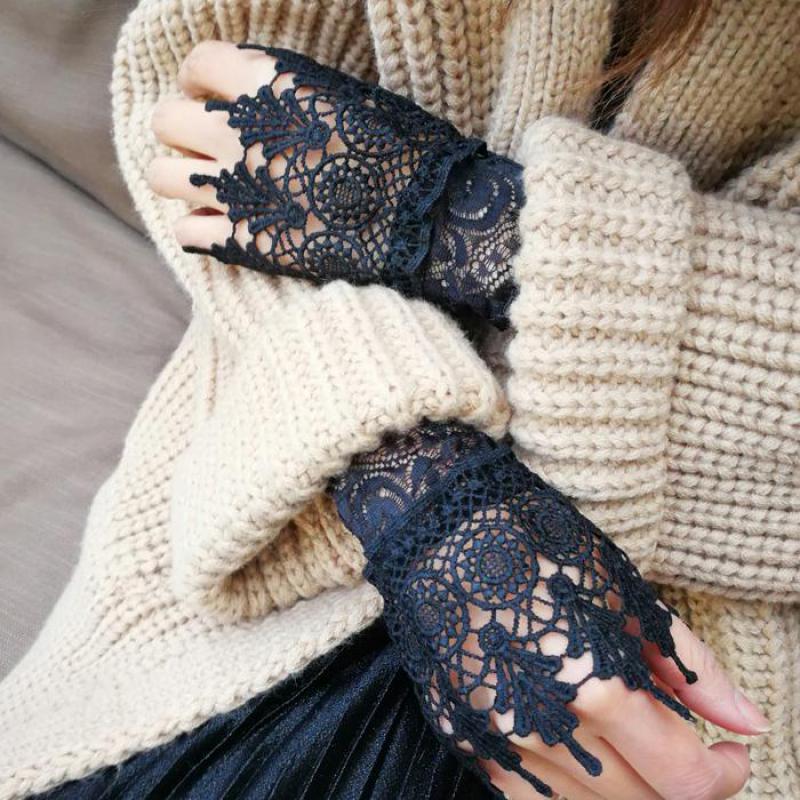 Adult Ladies Lace Gloves