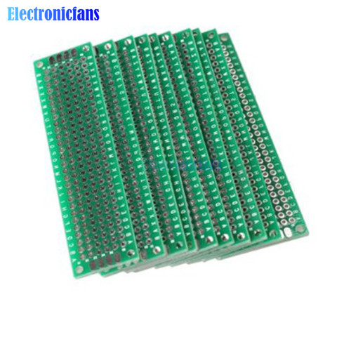 5PCS  2x8 cm 20x80mm FR4 Double Sided Prototype PCB Breadboard Tinned Universal Diy Kit Electronic Board Module Double Sided PCB ► Photo 1/1