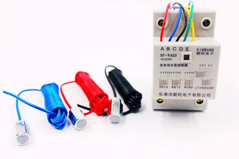 DF-96ED Automatic Water Level Controller Switch 10A 220V Water tank Liquid Level Detection Sensor Water Pump Controller ► Photo 1/6