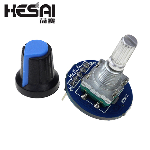 Rotating Potentiometer Knob Cap Digital Control Module Rotary Encoder Module ► Photo 1/3