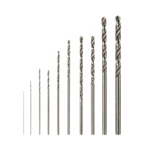 OOTDTY OOTDTY 10Pcs Mini High Speed White Steel Twist Drill HSS Bit Set For Dremel Rotary Tool ► Photo 1/5