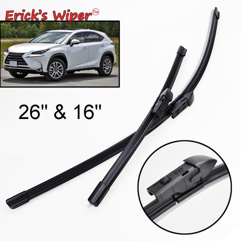 Erick's Wiper LHD Front Wiper Blades For Lexus NX 200 NX200 NX200t NX300h 2015 - 2022 Windshield Windscreen Front Window 26