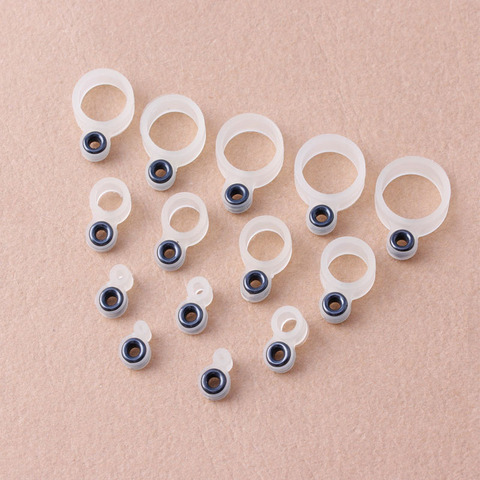 14Pcs Fishing Rod Wire Ring Silicone Fishing Line Guide Ring Different Size 1-14 fishing Tackle Accessories ► Photo 1/6