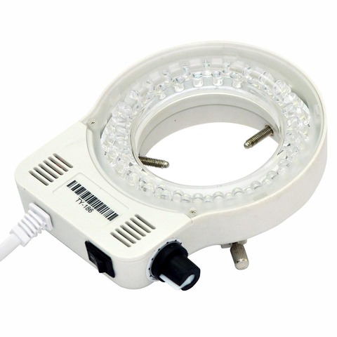 600LM Adjustable Microscope LED Ring Light Stereo Illuminator Lamp For Industry Microscope Camera Magnifier 100V-240V AC Light ► Photo 1/2
