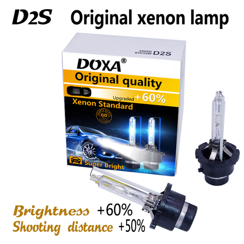 Free shipping!! (2pcs/lot) Car Headlights Xenon D2S/D1S/D3S/D4S/D1R/ D2R/D3R/D4R HID Bulb Lamp 4300K,6000K white D2S Hot Selling ► Photo 1/6