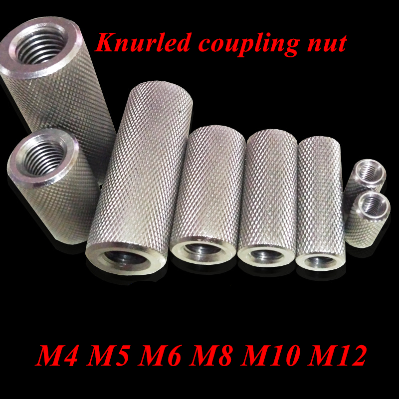 10Pcs M3 M4 M5 Galvanized Knurled Thumb Nut Iinstrument Hand Tighten Nut 