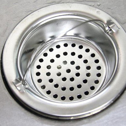 1PC Stainless Steel Kitchen Sink Strainer Sewer Bathroom Shower Hair Filter Basket Anti-Blocking Cleaning Accessories ► Photo 1/6