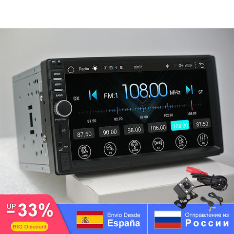 2din Android Car Radio Auto Bluetooth Double Din Multimedia Universal GPS  WIFI FM AM 1024*600 Dab For Nissan Toyota Volkswage SW - Price history &  Review | AliExpress Seller - Rhythm Official Store 