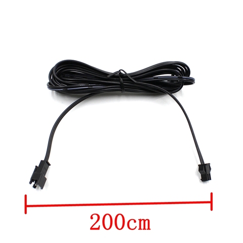 2Meter 2Pin SM Extended Wire Connecotor For EL Wire Electroluminescent Light ► Photo 1/1