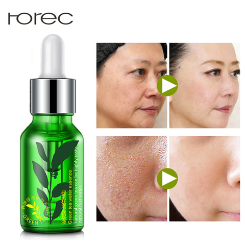 ROREC Green Tea Seed Hydrating Serum Skin Care Whitening Nourish Treatment Anti Wrinkle Anti Aging For Face Fine Lines Face 15ML ► Photo 1/6