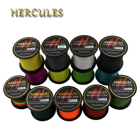 Hercules 8 Strands PE Braided Fishing Line Saltwater Fishing Weave Extreme Super Strong Super Power Casting 100M ► Photo 1/6