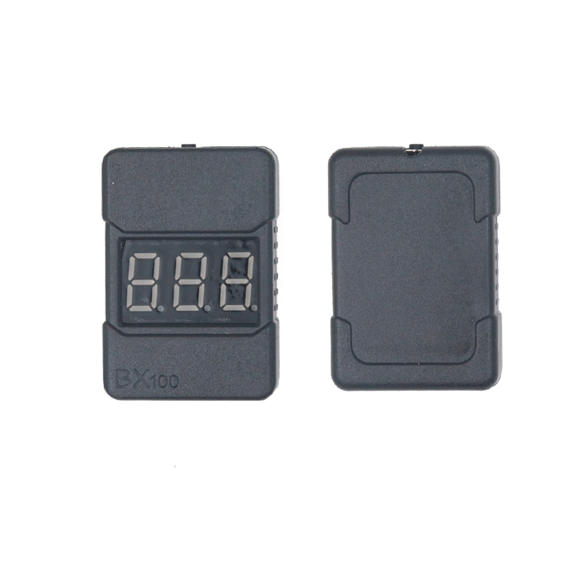 BX100 Voltage Tester Low Voltage Buzzer Alarm Dual Speaker For 1-8S Lipo Battery 